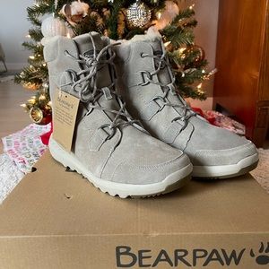 Women’s Bearpaw Tyra boot, size 10, color is stone. New with tags- never worn.